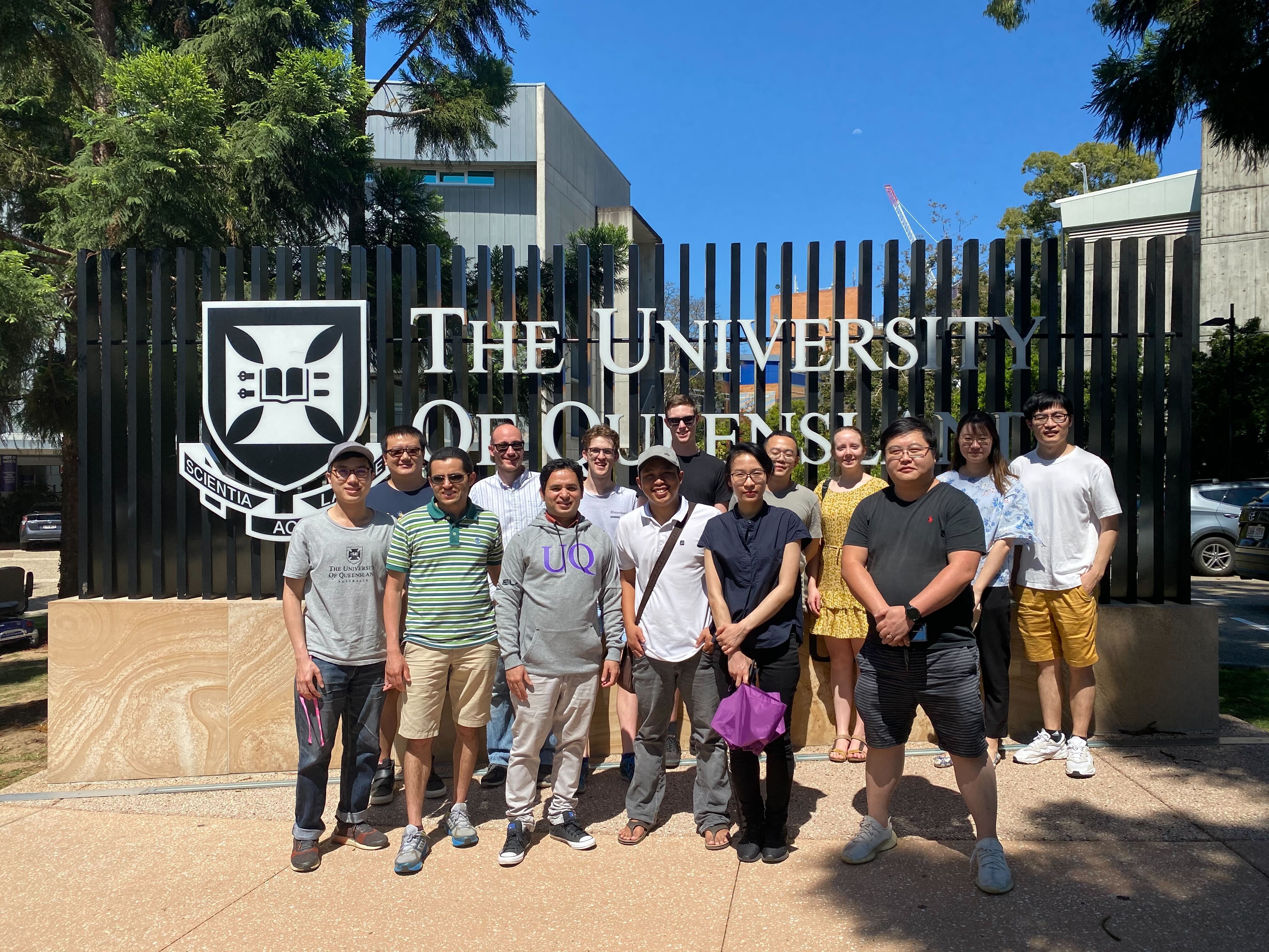 ielab group members at The University of Queensland in 2020.